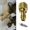 thumbnail image 2 of Charging Vacuum Hose Adapter for R410a Mini Splits with Swivel Functionality, 2 of 3