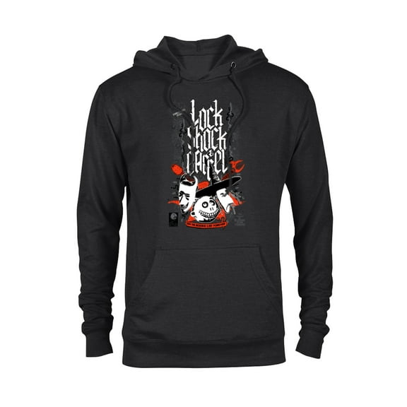 Tim Burton’s Nightmare Before Christmas Lock Shock Barrel - Pullover Hoodie for Adults - Customized-Black