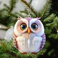 thumbnail image 6 of Anhility Owl Hanging Accessories Ornaments Cute Rearview Mirror Trendy Decor, A Gift for Owl Lovers Car Hanging, 3.14", 6 of 6