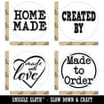 thumbnail image 2 of Created By Home Made to Order with Love Rubber Stamp Set for Scrapbooking Crafting Stamping - Small 3/4 Inch, 2 of 7