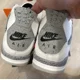 thumbnail image 4 of Ni - ke Size 6.5Y - BRAND NEW Jordan 4 Retro White Cement (2025) (GS) IB4171-100, 4 of 5