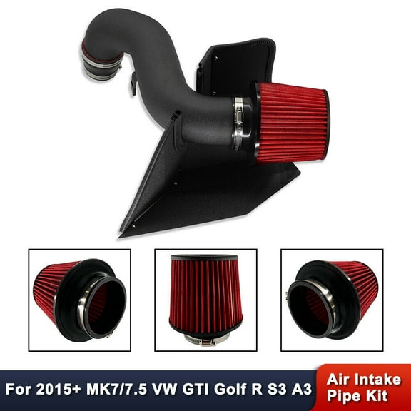 For 2015 VW MK7/7.5 GTI Golf R Audi S3 A3 TTS TT 3.5'' Cold Air Intake System