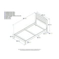 thumbnail image 4 of Richmond Twin Traditional Bed in White, 4 of 5