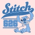 thumbnail image 2 of Toddler's Lilo & Stitch Collegiate 626 Graphic Tee Light Pink 2T, 2 of 3