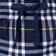 thumbnail image 2 of Pantalón de Pijama de Forro Polar Sedoso para Hombre IZOD a Cuadros Azul Marino Talla Grande, 2 of 5
