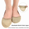 thumbnail image 5 of Half-Toe Non-Slip Grip Socks, Breathable Yoga Dance Socks with Anti-Skid Dots, 1Pair, 5 of 6