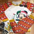 thumbnail image 2 of Disney-Conjunto de pijamas para padres e hijos, traje de Mickey Mouse con estampado 3D de alta calidad, de la serie navideña 2022, 2 of 4