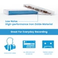 thumbnail image 3 of Reshow Audio Cassettes Low Noise High Output 90 Min Time Blank Tapes with Individual Clear Plastic Case, Great for Everyday Recording (Pack of 5), 3 of 6