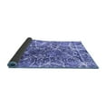thumbnail image 2 of Ahgly Company Indoor Square Abstract Blue Modern Area Rugs, 3' Square, 2 of 4