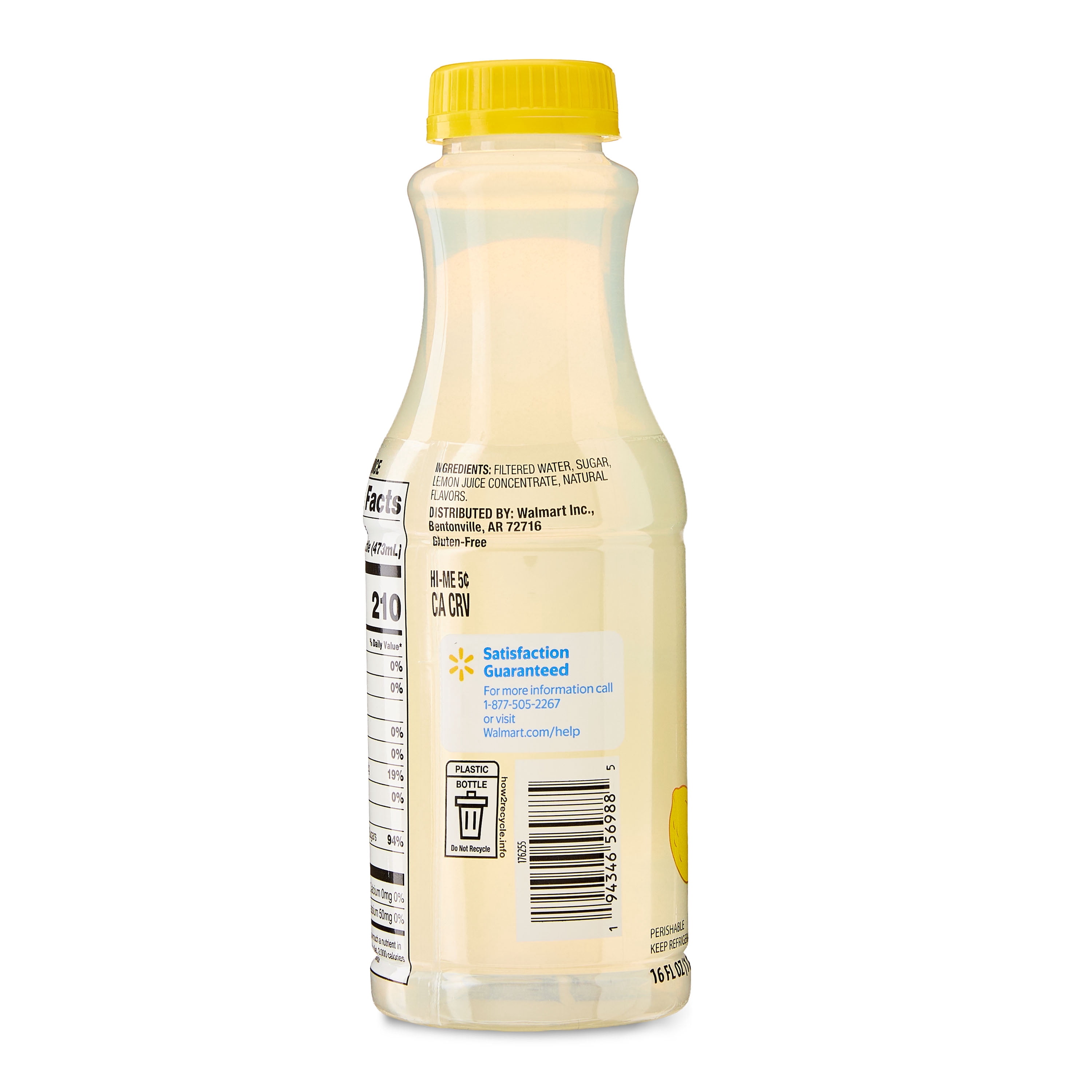 Great Value Classic Lemonade, 16 fl oz