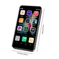 thumbnail image 2 of Reproductor MP3 MP4 WIFI reproductor MP3 deportivo sonido HiFi Compatible con Bluetooth para niños, 2 of 9