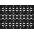 thumbnail image 1 of Ahgly Company Indoor Rectangle Patterned Night Black Area Rugs, 5' x 8', 1 of 6