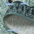 thumbnail image 2 of Memoryfield 9' x 12' Modern Butterfly Print Area Rug, Washable, Non-Slip, Low-Pile Carpet for Living Room, Bedroom, Green, 2 of 6