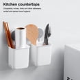 thumbnail image 2 of Advancent Soporte para cepillos de Baño de pared Organizador de de Taza Resistente a la temperatura Almacenamiento extraíble Juegos de accesorios de baño Advancent HA064287-00, 2 of 6