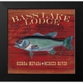 thumbnail image 2 of Allen, Candace 21x20 Black Modern Framed Museum Art Print Titled - Bass Lake, 2 of 5