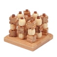 thumbnail image 1 of Juego de ajedrez Juego de ajedrez de madera 3D XO Juegos de viaje Entretenimiento Juguetes educativo Meterk Juego de ajedrez, 1 of 7