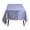 Blue-90*90cm, variant on Classical Checkered Tablecloth with Delicate Lace Trim Flower Print Cotton Blend Cloth for Dining Table Kitchen Decors