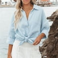 thumbnail image 2 of Clothing 2025 Super Soft Wrinkle Free Button Down Shirts for Women Formal Work Dress Blouses Tops Womens Button Down Shirts Boyfriend Long Sleeve Oversized Blouses Tops, 2 of 7
