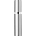 thumbnail image 1 of Perfume Atomizer Bottle(5ML), Refillable Portable Mini Perfume Atomizer for Travel, Leakproof Pump Perfume Spray Bottle Atomizer for Man and Woman (Silver), 1 of 5