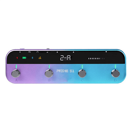 Guitar Pedal for PRIMES1 S1 Effectors with 149 Effects Drum Machine Tuner Support Bluetooth Built-in Battery