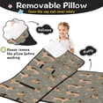 thumbnail image 3 of German Shepherd Dog and Footprint Toddler Nap Mats for Kids Preschool,Sleeping Mat Bag or Kids,Toddler Sleeping Bag,Toddler Nap Mat or Daycare, 3 of 6