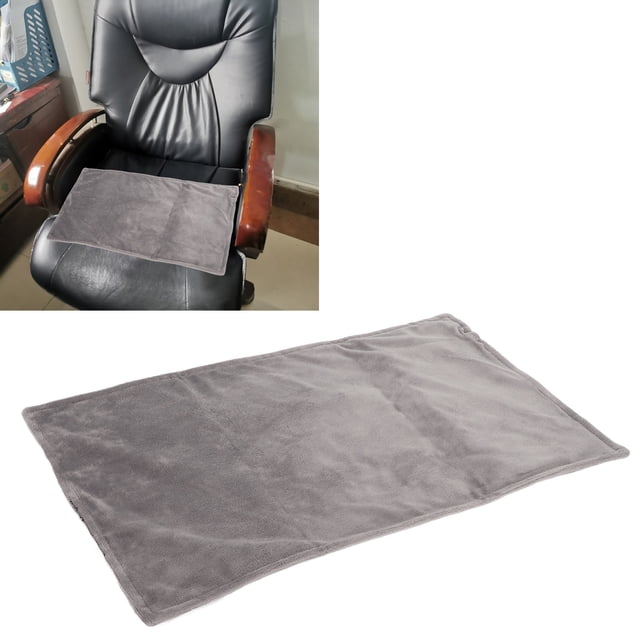 Electric Heating Pad, USB Powered 3 Temp Modes 19x11in Dark Gray Heated Pad Widely for Chair