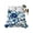 Blue, variant on Full Flat Sheet 81"x96", Abstract Floral Soft Lightweight Bedding Flat Sheets Only, Blue Flowers Retro Country Watercolor Brushed Microfiber Top Bed Sheet, Breathable StainResistant Bedsheets