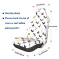 thumbnail image 3 of Wukai Various Rooster Full Set Car Seat Covers with Soft Padding Universal Auto Front Seats Protector and Cushion Mat, 3 of 5