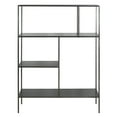 thumbnail image 6 of Evelyn&Zoe 36" Gunmetal Gray Metal Bookcase, 6 of 11