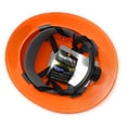 thumbnail image 2 of HDPE Orange Full Brim Hard Hat with Fas-trac Suspension, 2 of 5
