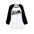 thumbnail image 1 of Feelin' Outdoorsy Like Drinking On The Patio Unisex 3/4 Sleeves Baseball Raglan T-Shirt Tee White Bl, 1 of 4
