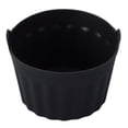 thumbnail image 3 of YaoZQ Black Silicone Air Fryer Egg Cup Reusable Nonstick Baking Ramekin Microwave Muffin Liner Mold for Breakfast Style A 3 inch, 3 of 4