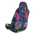thumbnail image 4 of Lsque Neon Graffiti Urban Art Pattern Car Seat Covers for Front Seats , Waterproof Seat Covers for Cars, Sporty Front Seat Covers,Car Seat Cover Protector Front Seats, 4 of 5