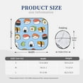 thumbnail image 3 of Haiem Kawaii Sushi Car Windshield Sun Shade (2 Pieces) Foldable Windshield Sun Shade Car Accessories for Truck SUV Pickup-Large, 3 of 7