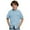 Light Blue, variant on breaise Boys Short Sleeve Dress Shirts Kids Summer School Uniform Button Down Shirt Casual Cotton Linen Shirts For Boys and Girls