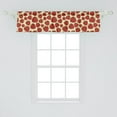 thumbnail image 2 of Ambesonne Strawberry Window Valance, Delicious Summer Fruits, 42" x 12", Grey Yellow and Vermilion, 2 of 3