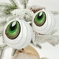 thumbnail image 4 of Christmas Ornaments 3 Pcs Weird Christmas Balls for Christmas Tree Decorations Christmas Eye Like Holiday Home Hanging Ornaments Clearance, 4 of 6