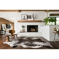 thumbnail image 4 of Loloi II Grand Canyon Faux Cowhide Ivory / Charcoal Area Rug, 4 of 4