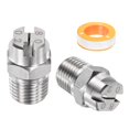 thumbnail image 1 of Uxcell 1/4"BSP Macho 80° Punta de Rociado en Forma de Abanico [3PCS] - Boquillas de Lavadora a Presión con Cinta de Sellado - [0.91MM Orificio], 1 of 7