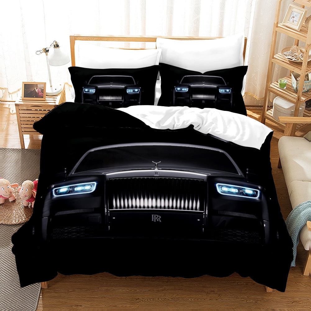 Ultra Soft Microfiber Race Car Racing Car Bedding Bed Set Twin Size for  Kids Teens Boys Girls Room Decor 3D Printed Racecar Duvet Cover  2 Pillow  Shams Bedding Comforter Sets 