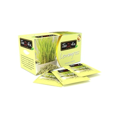Tea4u Lemongrass Herbal Infusion, 25 Teabags| Net 37.5 Grams