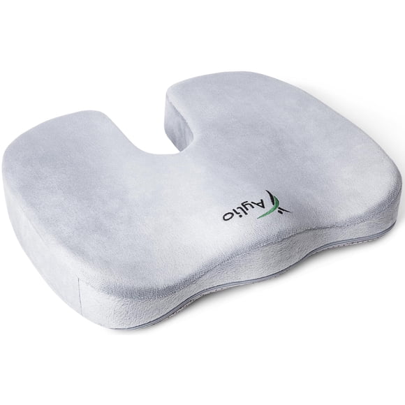 Coussin de Siège pour Chaise de Bureau - Soulagement des Maux de Dos, du Coccyx, des Fesses, des Hanches - Oreiller Ergonomique pour Chaise de Bureau, Sciatique, Voiture