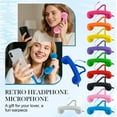 thumbnail image 3 of Retro Handset for Smartphones Vintage Style 3.5mm Jack Wired Phone Receiver Noise Reduction, Comfortable Grip, Red, 3 of 6