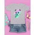 thumbnail image 3 of Panda Eating Bamboo T-Shirt Juniors -Image by Shutterstock,  x-Small, 3 of 4