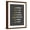 Brown Frame, variant on Art.com Work Rules Art Print by Bella Dos Santos, 12" x 16"