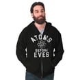 thumbnail image 4 of Bachelor Dating Single Guy Funny Zip Hoodie Sweatshirt Men Brisco Brands S, 4 of 6