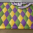 thumbnail image 6 of Ambesonne Mardi Gras Place Mats Set of 4, Hand Writing Design, Standard Size, Purple Green Yellow, 6 of 6