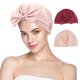 thumbnail image 1 of Gorro de ducha grande, gorro de ducha con lazo, reutilizable, impermeable, gorro de ducha ajustable para mujeres, niñas, salón de belleza, spa, baño, viajes familiares, paquete de 2, 1 of 3