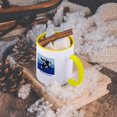 thumbnail image 5 of 3dRose, Two Killer Whales ( Orcinus Orca ) with caption, 11oz Two-Tone Yellow Mug, 5 of 7