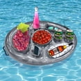 thumbnail image 4 of Queilt pessimistic Inflatable Pool Bar, Portable Inflatable Pool Bar, Floating Pool Bar, Floating Pool and Spa Tray for Parties, Pools, Gatherings, Beaches (70*50cm), 4 of 4